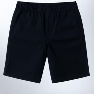 Kids Navy Classic Shorts front view