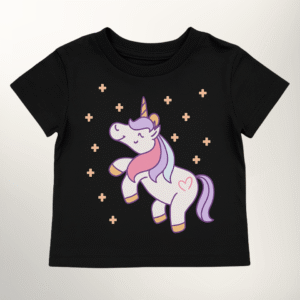 Unicorn Graphic T-Shirt – Cute Colorful Unicorn Tee for Kids & Adults